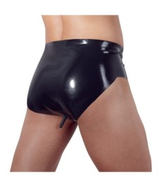 Slip mit aufpumpbarem Anal-Plug, Latex