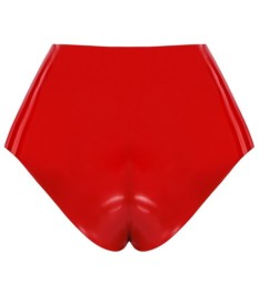 Latex-Slip mit Dildo außen