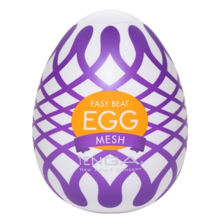 Masturbator „Egg Mesh“ mit Netzgitter-Stimulationsstruktur