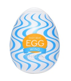 Masturbator „Egg Wind“ mit Wellen-Stimulationsstruktur