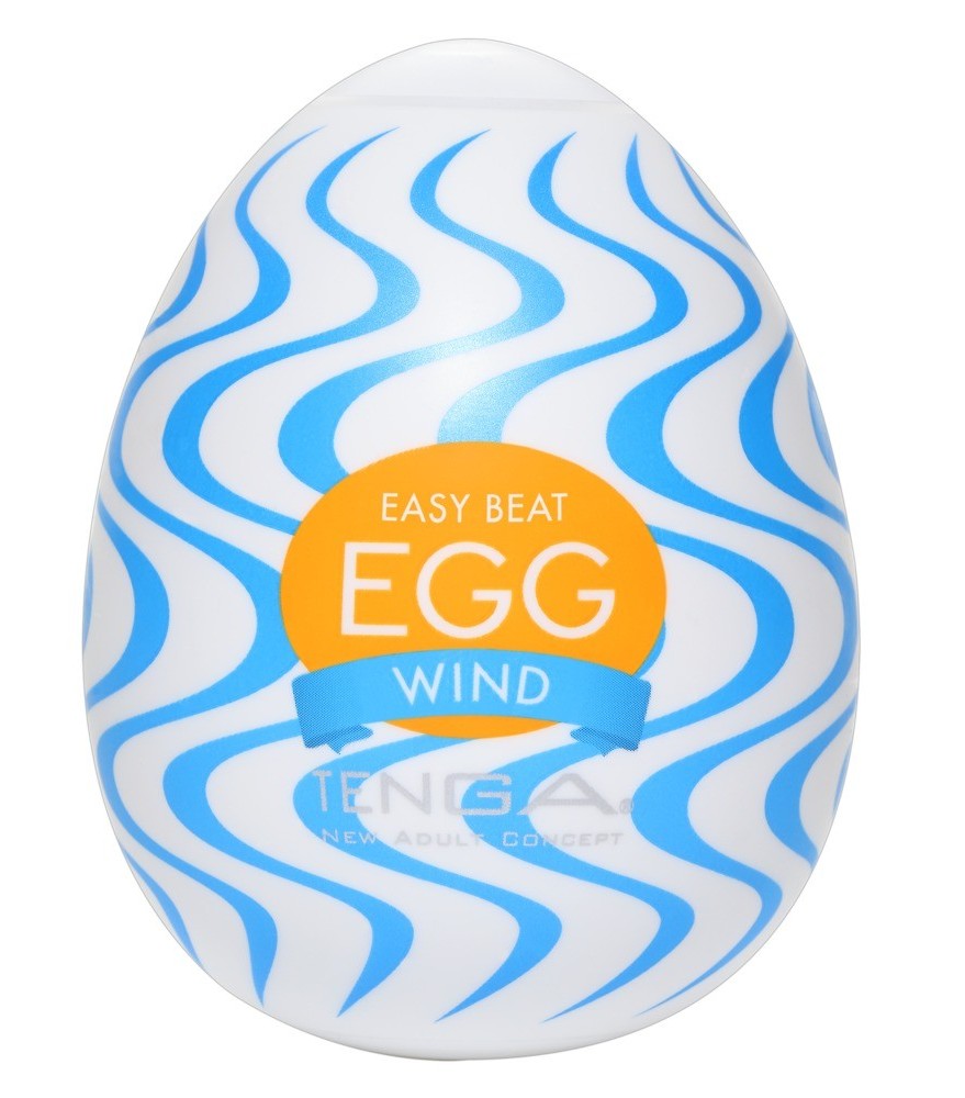 Masturbator „Egg Wind“ mit Wellen-Stimulationsstruktur