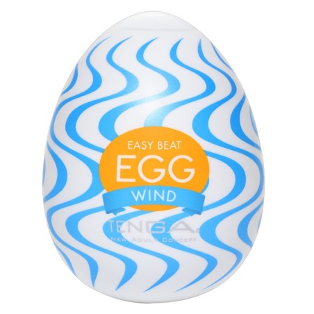 Masturbator „Egg Wind“ mit Wellen-Stimulationsstruktur