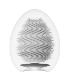Masturbator „Egg Wind“ mit Wellen-Stimulationsstruktur