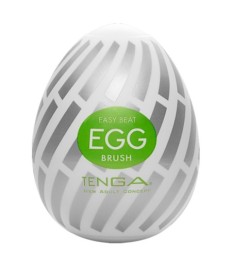 Masturbator „Egg Brush“ mit Softborsten-Stimulationsstruktur