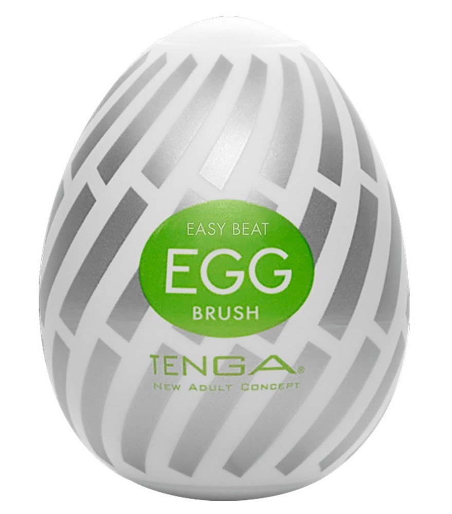 Masturbator „Egg Brush“ mit Softborsten-Stimulationsstruktur