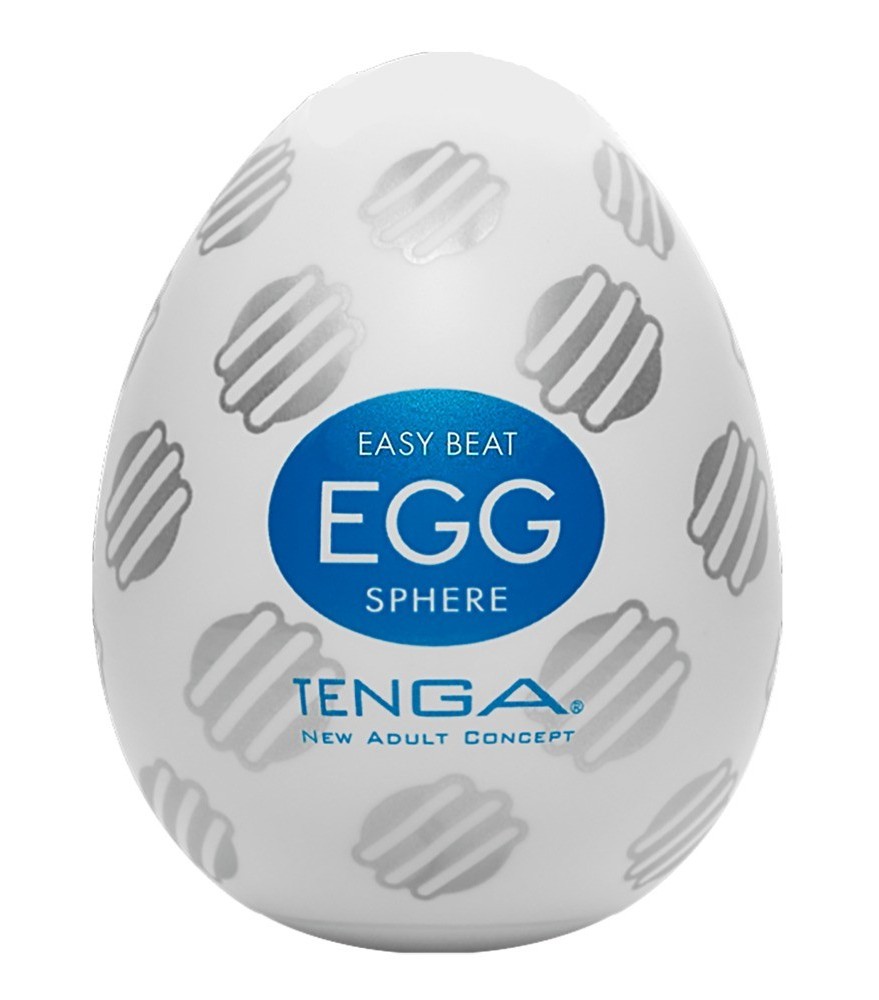 Masturbator „Egg Sphere“ mit Rillenkugel-Stimulationsstruktur