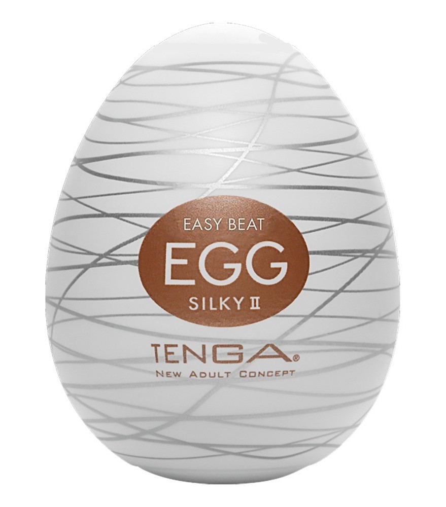 Masturbator „Egg Silky II“ mit neuer Rillenfaden-Stimulationsstruktur