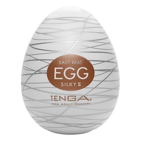 Masturbator „Egg Silky II“ mit neuer Rillenfaden-Stimulationsstruktur