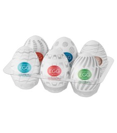 6-teiliges Masturbator-Set „Egg Variety Pack New Standard“