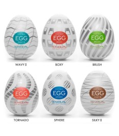 6-teiliges Masturbator-Set „Egg Variety Pack New Standard“
