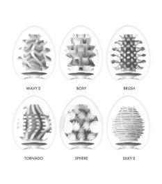 6-teiliges Masturbator-Set „Egg Variety Pack New Standard“