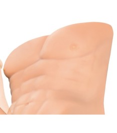 Torso-Masturbator „Perfect Ride“ mit rundum beweglichem Penisdildo