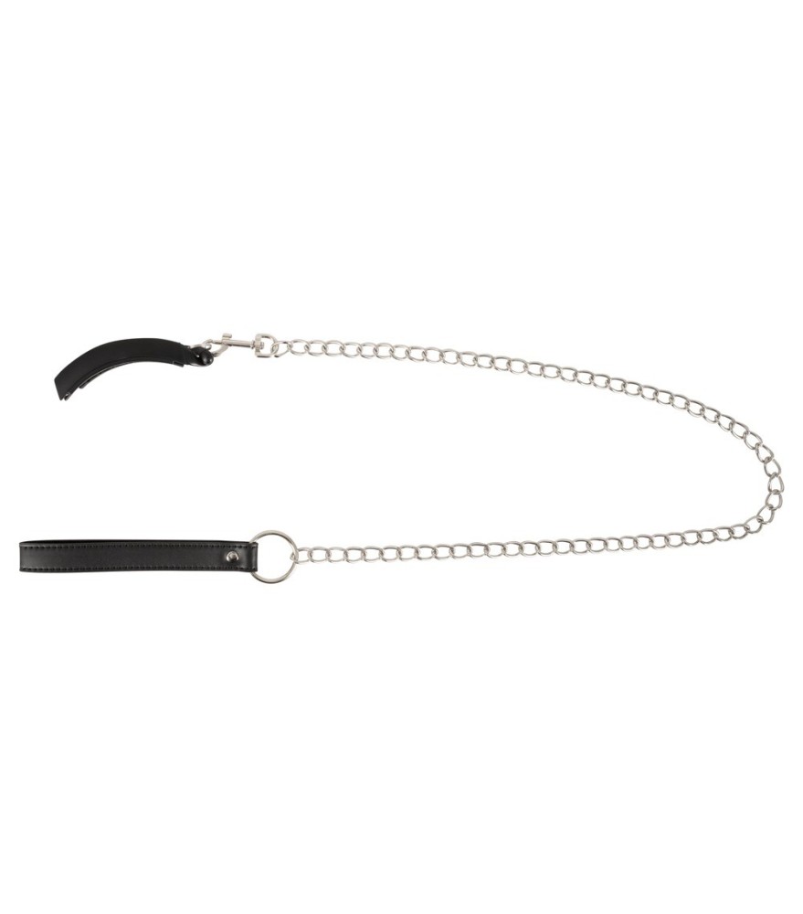 Klemme „Pussy Clamp with a leash“ mit abnehmbarer Kettenleine