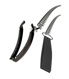 Klemme „Pussy Clamp with a leash“ mit abnehmbarer Kettenleine