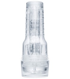 Masturbator „Ice Crystal“ mit gerillt-genopptem Lustkanal