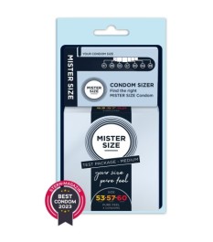 Kondome „Test Package Medium“ inkl. Condom Sizer (Penis-Maßband)