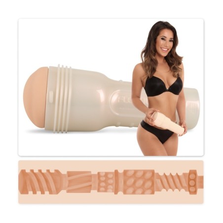 Masturbator „Eva Lovia“ mit Noppen und Rillen