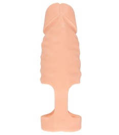 Hodenring „Ball Stretcher“ mit Naturdildo