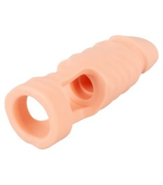 Hodenring „Ball Stretcher“ mit Naturdildo