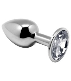 3-teiliges Set „Metal Plug Kit“ mit Schmuckstein-Analplugs aus Metall