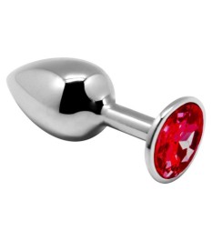 3-teiliges Set „Metal Plug Kit“ mit Schmuckstein-Analplugs aus Metall