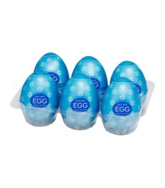 Masturbator „Egg Snow Crystal“ mit intensiver Kristall-Stimulationsstruktur