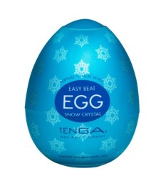 Masturbator „Egg Snow Crystal“ mit intensiver Kristall-Stimulationsstruktur