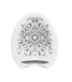 Masturbator „Egg Snow Crystal“ mit intensiver Kristall-Stimulationsstr