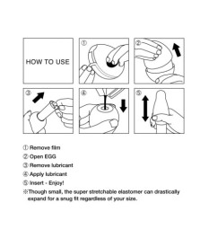 Masturbator „Egg Snow Crystal“ mit intensiver Kristall-Stimulationsstr