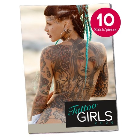 Pin-up Kalender „Tattoo-Girls 2026“ im Großformat