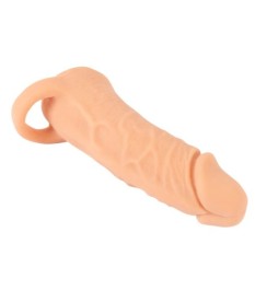 Penissleeve „2in1 Extension + Masturbator“ mit Hodenring