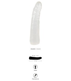 Naturdildo, transparent