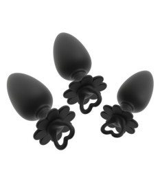 3-teiliges Analplug-Set