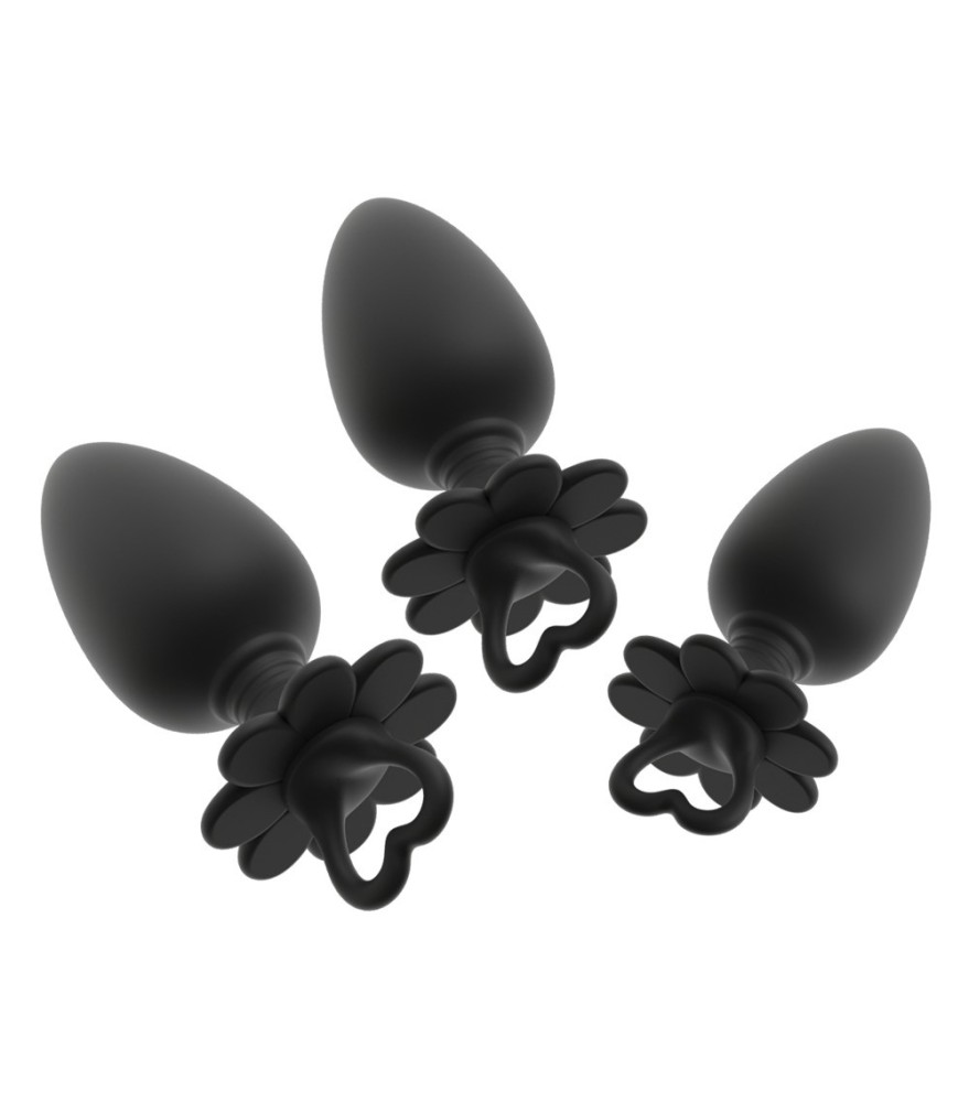 3-teiliges Analplug-Set