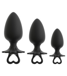 3-teiliges Analplug-Set