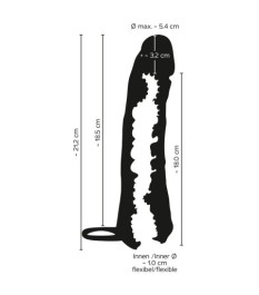 Penissleeve „Extender & Masturbator“ mit Hodenring
