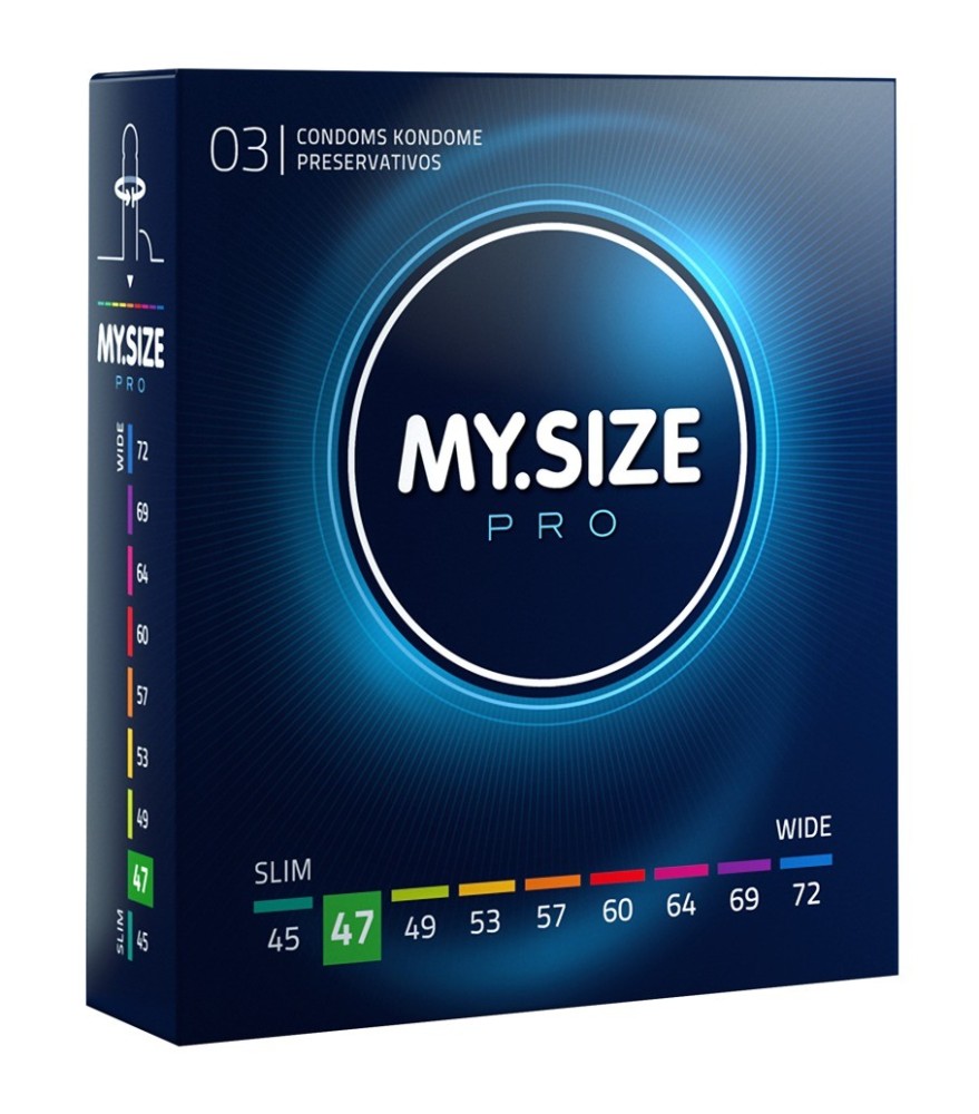 Kondome „MY.SIZE pro 47 mm“ allergenarm