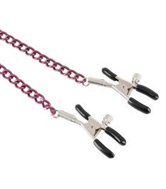 Nippelklammern mit Justierschrauben und Verbindungskette
