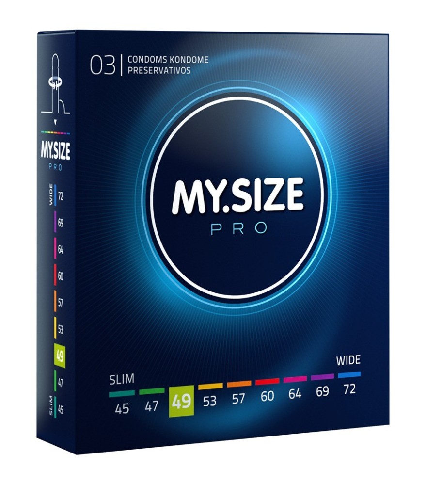 Kondome „MY.SIZE pro 49 mm“ allergenarm