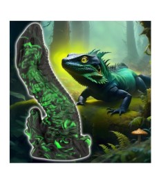 Dildo „Lizard Peak“ mit Saugfuß