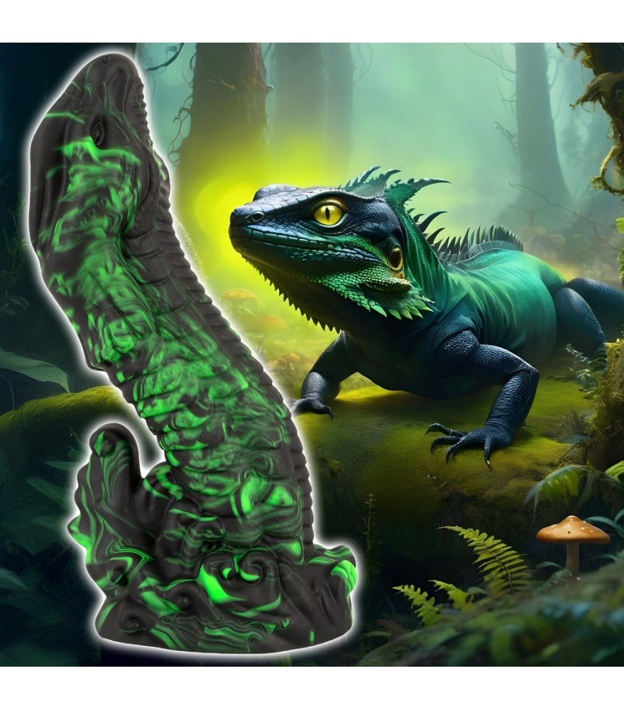 Dildo „Lizard Peak“ mit Saugfuß