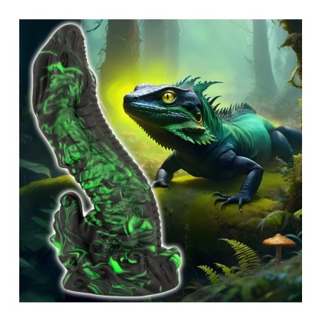 Dildo „Lizard Peak“ mit Saugfuß