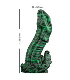 Dildo „Lizard Peak“ mit Saugfuß
