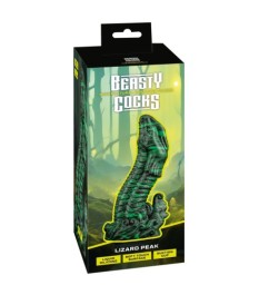 Dildo „Lizard Peak“ mit Saugfuß