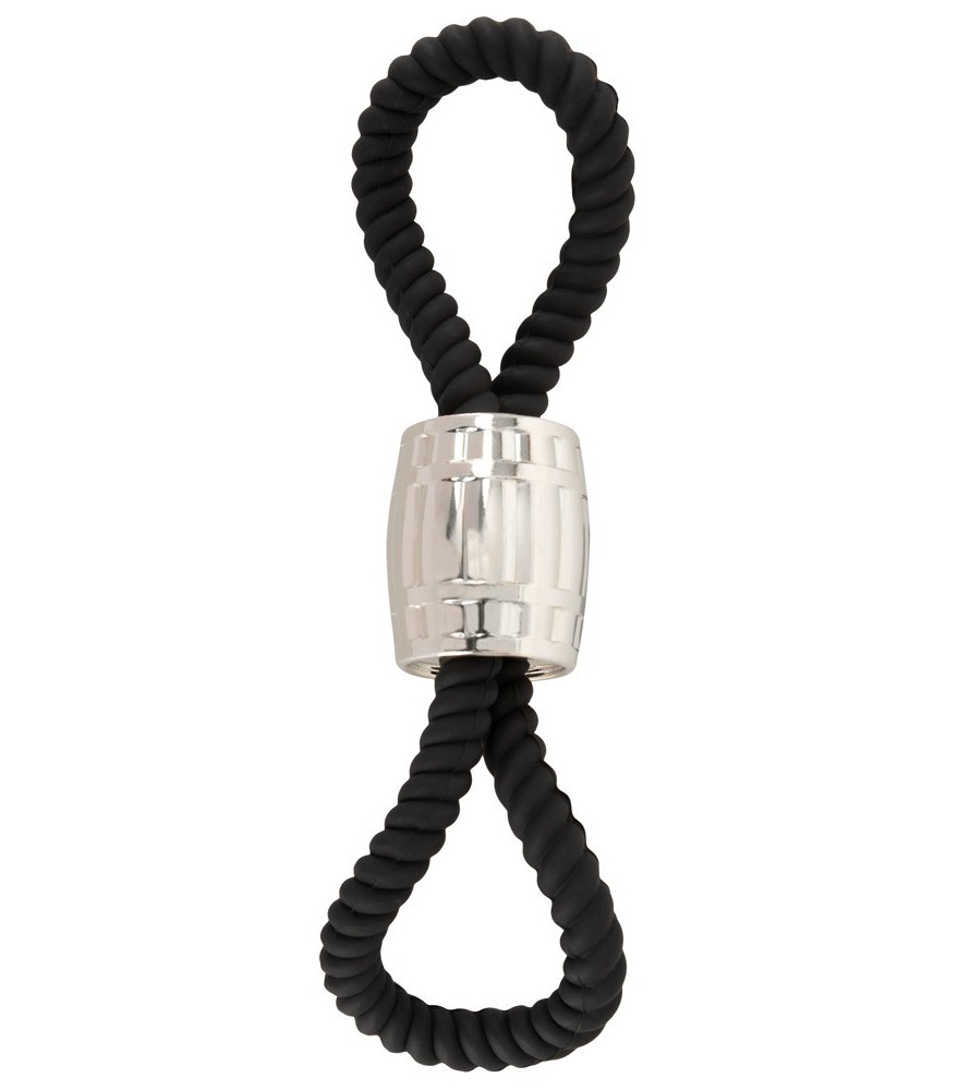 Penisschlaufe „Heavy Rope“ auch um die Hoden tragbar