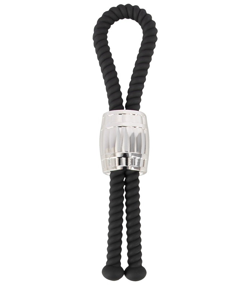Penisschlaufe „Heavy Rope“ auch um die Hoden tragbar