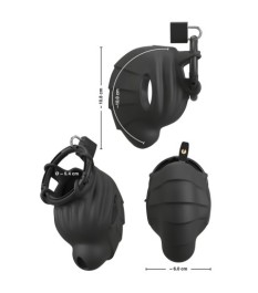 Keuschheitskäfig für Penis & Hoden