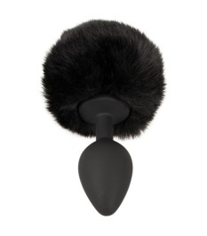 Analplug „fluffy tail size M“ mit Kunstfell-Puschel