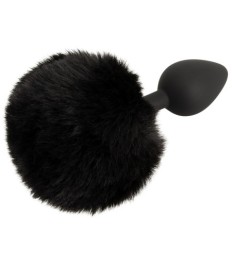 Analplug „fluffy tail size M“ mit Kunstfell-Puschel