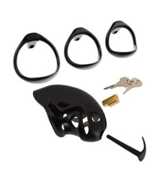 Peniskäfig mit herausnehmbarem Silikon-Dilator